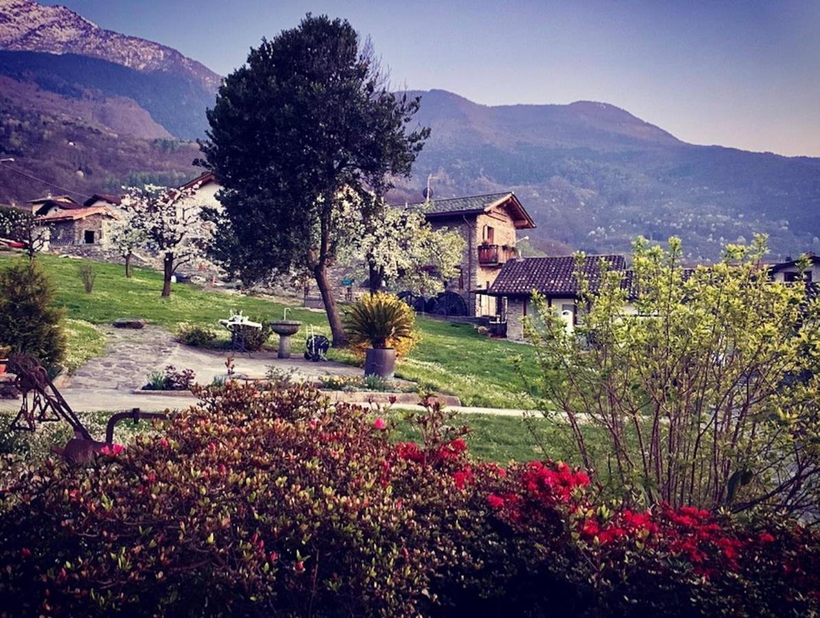 La Roggia - Lake Como Heritage Home In Molino Maufet Watermill - Patio On The Garden コーリコ エクステリア 写真