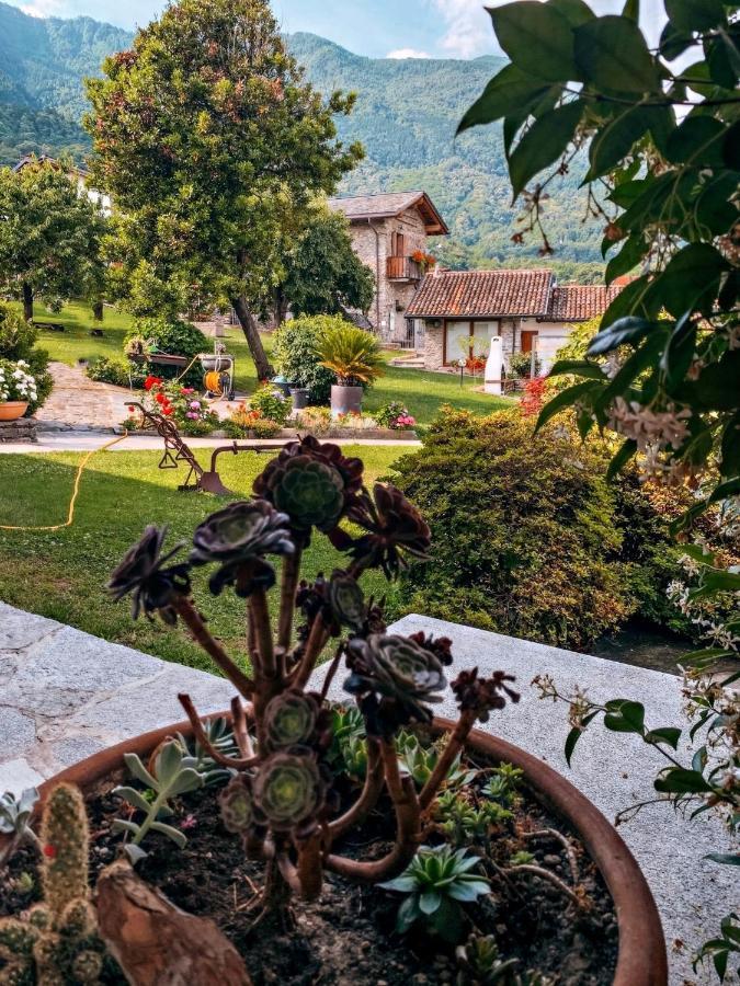 La Roggia - Lake Como Heritage Home In Molino Maufet Watermill - Patio On The Garden コーリコ エクステリア 写真