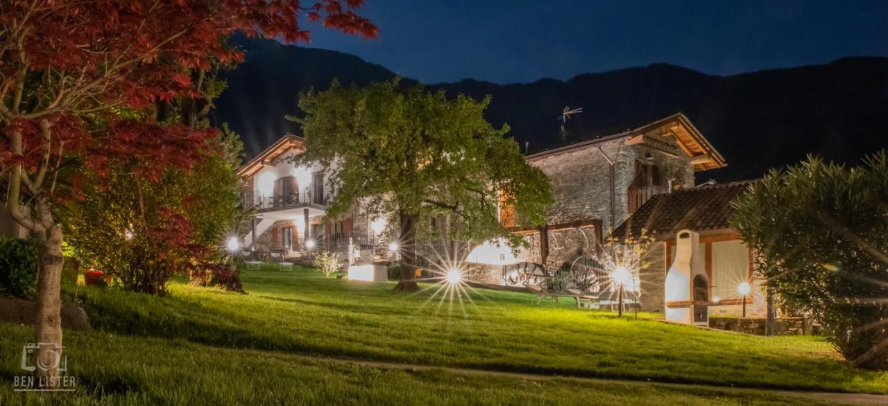 La Roggia - Lake Como Heritage Home In Molino Maufet Watermill - Patio On The Garden コーリコ エクステリア 写真